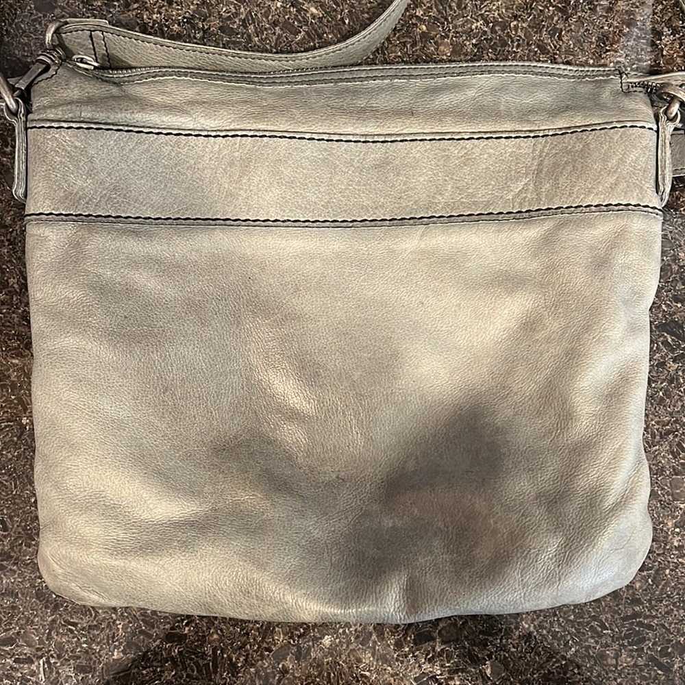 Liebeskind Purse. Inside/outside pockets. Adjustable shoulder strap. 12” x 11”. - Picture 3 of 5